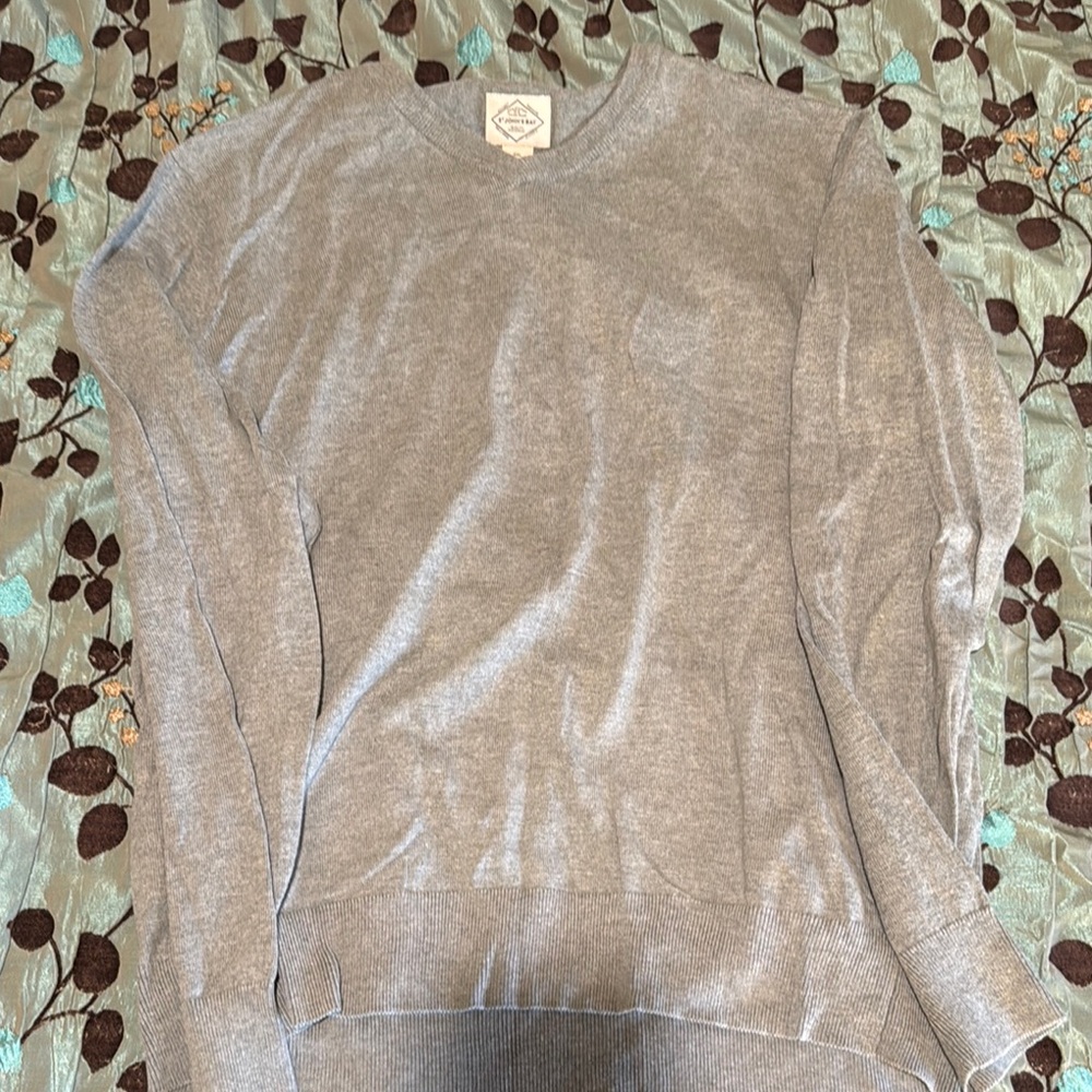 St. John's Bay Gray Crewneck Sweater